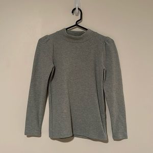 Madewell - Gray/Blue Turtleneck